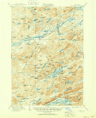 Big Moose New York Historical topographic map, 1:62500 scale, 15 X 15 Minute, Year 1903
