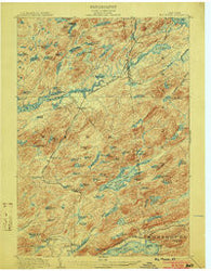 Big Moose New York Historical topographic map, 1:62500 scale, 15 X 15 Minute, Year 1903