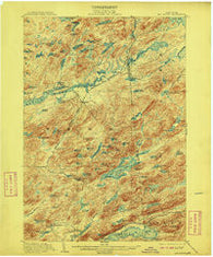 Big Moose New York Historical topographic map, 1:62500 scale, 15 X 15 Minute, Year 1903