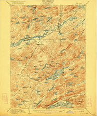 Big Moose New York Historical topographic map, 1:62500 scale, 15 X 15 Minute, Year 1903