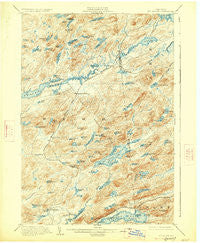Big Moose New York Historical topographic map, 1:62500 scale, 15 X 15 Minute, Year 1903