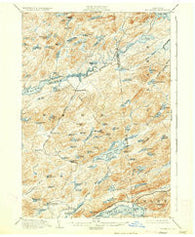 Big Moose New York Historical topographic map, 1:62500 scale, 15 X 15 Minute, Year 1903
