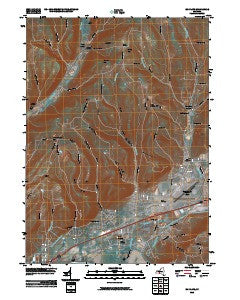 Big Flats New York Historical topographic map, 1:24000 scale, 7.5 X 7.5 Minute, Year 2010