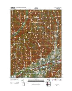 Big Flats New York Historical topographic map, 1:24000 scale, 7.5 X 7.5 Minute, Year 2013