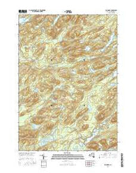 Big Moose New York Current topographic map, 1:24000 scale, 7.5 X 7.5 Minute, Year 2016