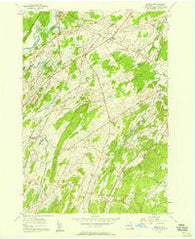 Bigelow New York Historical topographic map, 1:24000 scale, 7.5 X 7.5 Minute, Year 1956