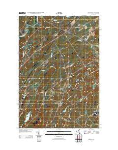 Bigelow New York Historical topographic map, 1:24000 scale, 7.5 X 7.5 Minute, Year 2013