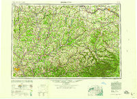 Binghamton New York Historical topographic map, 1:250000 scale, 1 X 2 Degree, Year 1958