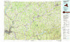 Binghamton New York Historical topographic map, 1:100000 scale, 30 X 60 Minute, Year 1985
