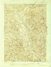 Binghamton East New York Historical topographic map, 1:24000 scale, 7.5 X 7.5 Minute, Year 1937