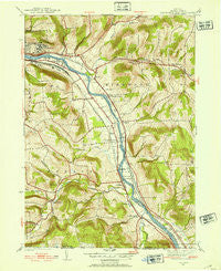 Binghamton East New York Historical topographic map, 1:24000 scale, 7.5 X 7.5 Minute, Year 1937