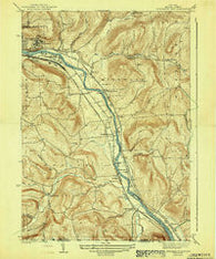 Binghamton East New York Historical topographic map, 1:31680 scale, 7.5 X 7.5 Minute, Year 1942