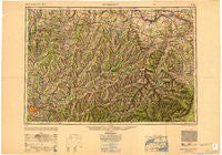 Binghamton New York Historical topographic map, 1:250000 scale, 1 X 2 Degree, Year 1950