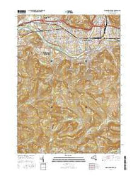 Binghamton West New York Current topographic map, 1:24000 scale, 7.5 X 7.5 Minute, Year 2016