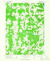 Birdsall New York Historical topographic map, 1:24000 scale, 7.5 X 7.5 Minute, Year 1964