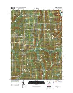 Birdsall New York Historical topographic map, 1:24000 scale, 7.5 X 7.5 Minute, Year 2013