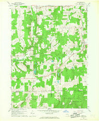 Bliss New York Historical topographic map, 1:24000 scale, 7.5 X 7.5 Minute, Year 1966