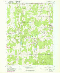 Bliss New York Historical topographic map, 1:24000 scale, 7.5 X 7.5 Minute, Year 1966