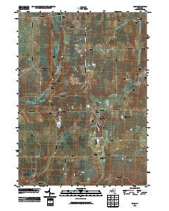 Bliss New York Historical topographic map, 1:24000 scale, 7.5 X 7.5 Minute, Year 2010