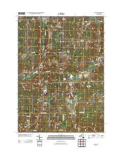 Bliss New York Historical topographic map, 1:24000 scale, 7.5 X 7.5 Minute, Year 2013