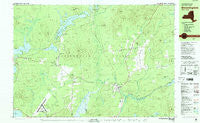 Bloomingdale New York Historical topographic map, 1:25000 scale, 7.5 X 15 Minute, Year 1978