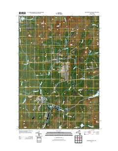 Bloomingdale New York Historical topographic map, 1:24000 scale, 7.5 X 7.5 Minute, Year 2013