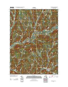 Bloomville New York Historical topographic map, 1:24000 scale, 7.5 X 7.5 Minute, Year 2013