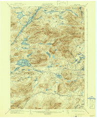Blue Mountain New York Historical topographic map, 1:62500 scale, 15 X 15 Minute, Year 1903