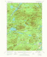 Blue Mountain New York Historical topographic map, 1:62500 scale, 15 X 15 Minute, Year 1954