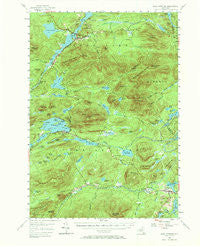 Blue Mountain New York Historical topographic map, 1:62500 scale, 15 X 15 Minute, Year 1954