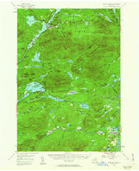 Blue Mountain New York Historical topographic map, 1:62500 scale, 15 X 15 Minute, Year 1954