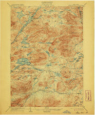 Blue Mountain New York Historical topographic map, 1:62500 scale, 15 X 15 Minute, Year 1903