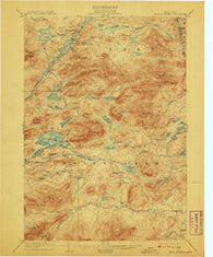 Blue Mountain New York Historical topographic map, 1:62500 scale, 15 X 15 Minute, Year 1903