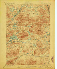 Blue Mountain New York Historical topographic map, 1:62500 scale, 15 X 15 Minute, Year 1903