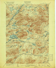 Blue Mountain New York Historical topographic map, 1:62500 scale, 15 X 15 Minute, Year 1903