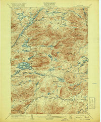Blue Mountain New York Historical topographic map, 1:62500 scale, 15 X 15 Minute, Year 1903