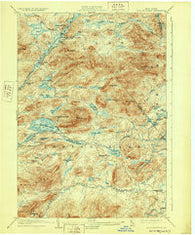 Blue Mountain New York Historical topographic map, 1:62500 scale, 15 X 15 Minute, Year 1903