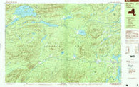 Blue Mtn Lake New York Historical topographic map, 1:25000 scale, 7.5 X 15 Minute, Year 1997