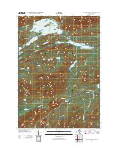 Blue Mountain Lake New York Historical topographic map, 1:24000 scale, 7.5 X 7.5 Minute, Year 2013