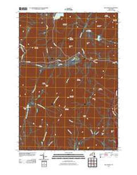 Blue Ridge New York Historical topographic map, 1:24000 scale, 7.5 X 7.5 Minute, Year 2010