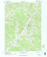 Bolivar New York Historical topographic map, 1:24000 scale, 7.5 X 7.5 Minute, Year 1965