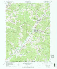 Bolivar New York Historical topographic map, 1:24000 scale, 7.5 X 7.5 Minute, Year 1965