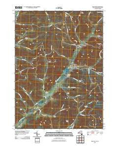 Bolivar New York Historical topographic map, 1:24000 scale, 7.5 X 7.5 Minute, Year 2010