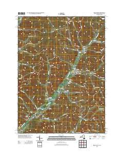 Bolivar New York Historical topographic map, 1:24000 scale, 7.5 X 7.5 Minute, Year 2013