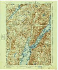 Bolton New York Historical topographic map, 1:62500 scale, 15 X 15 Minute, Year 1900