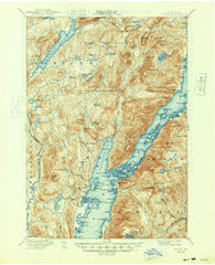 Bolton New York Historical topographic map, 1:62500 scale, 15 X 15 Minute, Year 1900