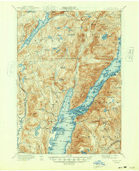 Bolton New York Historical topographic map, 1:62500 scale, 15 X 15 Minute, Year 1900
