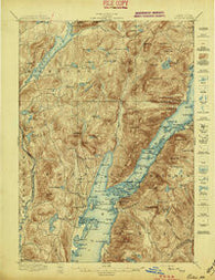 Bolton New York Historical topographic map, 1:62500 scale, 15 X 15 Minute, Year 1897