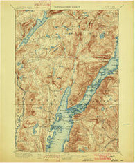 Bolton New York Historical topographic map, 1:62500 scale, 15 X 15 Minute, Year 1900