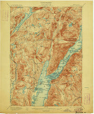 Bolton New York Historical topographic map, 1:62500 scale, 15 X 15 Minute, Year 1900